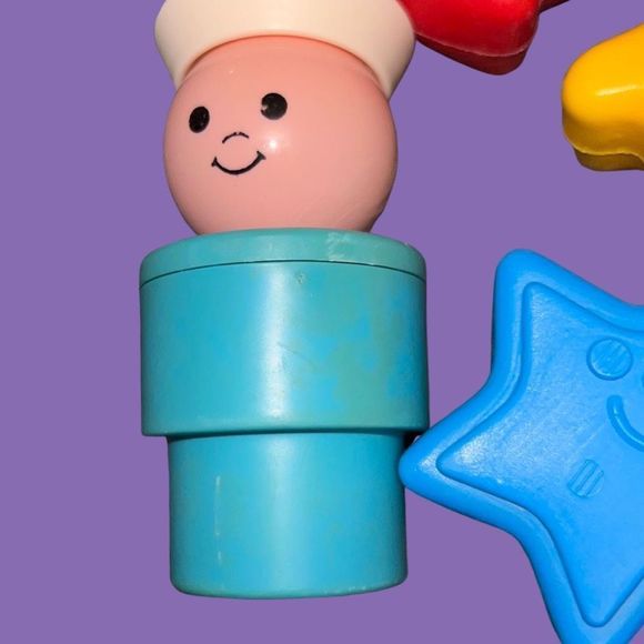 Vintage 1978 Hasbro Octopus Infant Baby Toddler Bath Shape Sorter Toy B 334 Sea - Picture 2 of 5